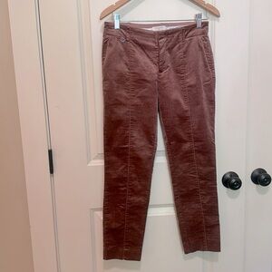Anthropologie The Essential Velvet Slim Trousers - 2